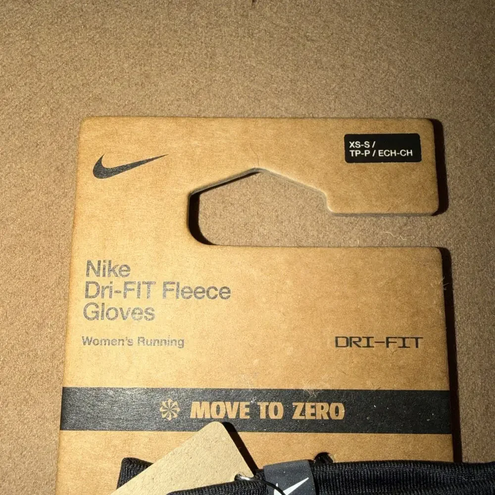 Nike Women’s Dri-fit Fleece Running Gloves Xs-S Black